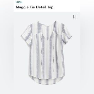 Maggie Tie Detail Top – Women’s Size M